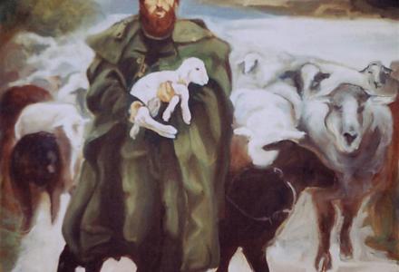 La oveja perdida Óleo sobre tela Rodrigo Toro